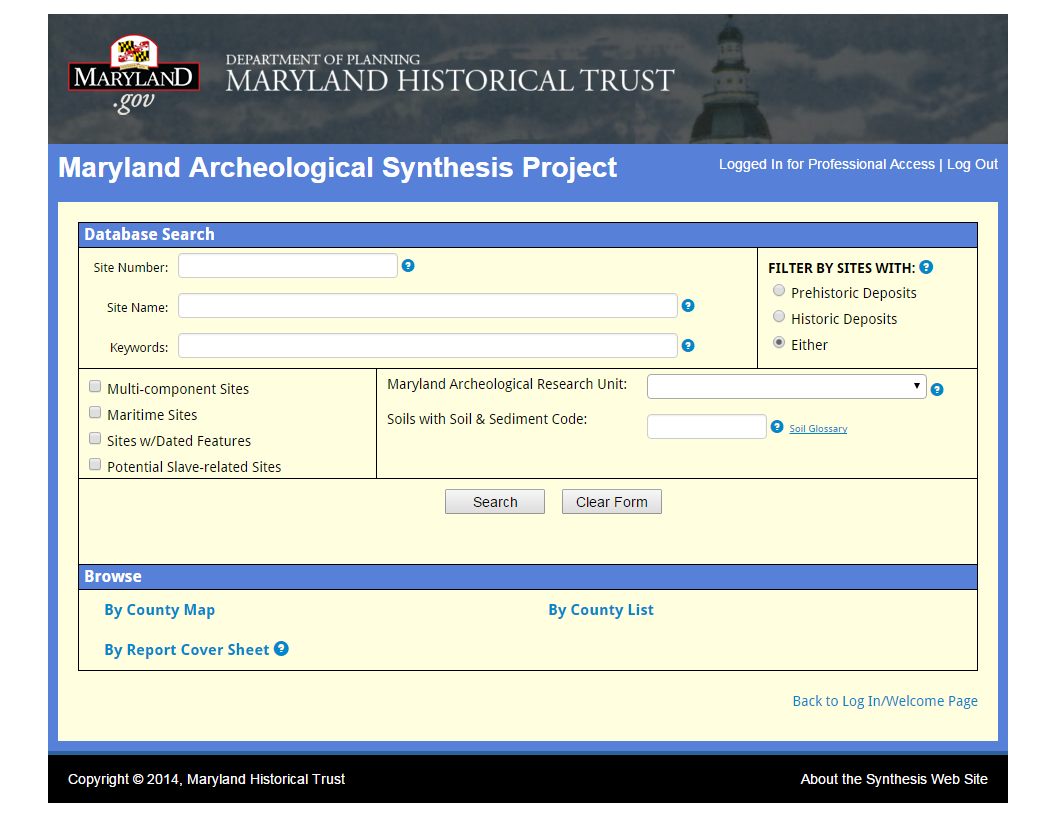The Maryland Archaeological Synthesis Project: One State’s Solution to Archaeology’s Crushing Gray Literature Problem